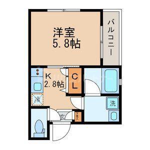 ブレナムテラス(1K/3階)の間取り写真