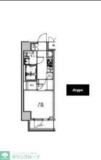 SーRESIDENCE押上サウス(1K/2階)の間取り写真