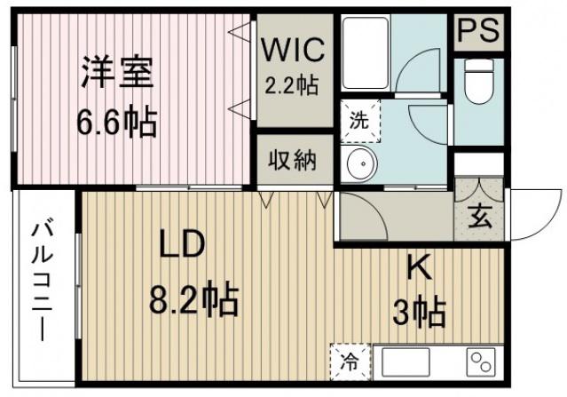 エクセレンテ(1LDK/3階)の間取り写真