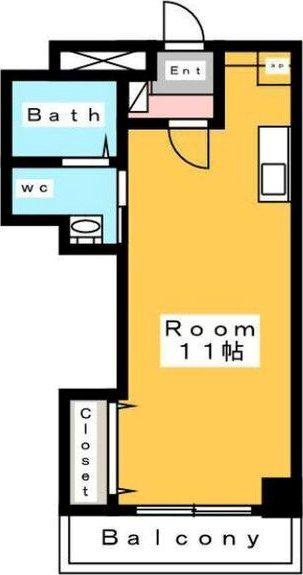 A・CITY三河安城南館(ワンルーム/4階)の間取り写真