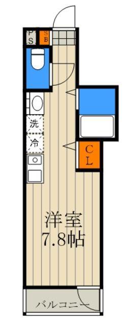 グランコート西大宮(ワンルーム/1階)の間取り写真