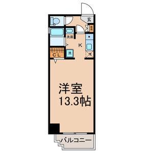 SUN STATE 上飯田(ワンルーム/10階)の間取り写真