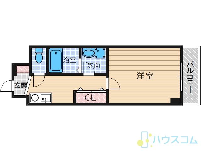 A-1マンション薩摩(1K/3階)の間取り写真