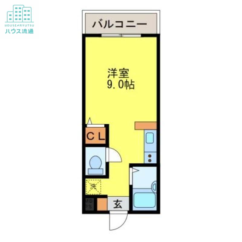 道ノ尾SC(ワンルーム/1階)の間取り写真