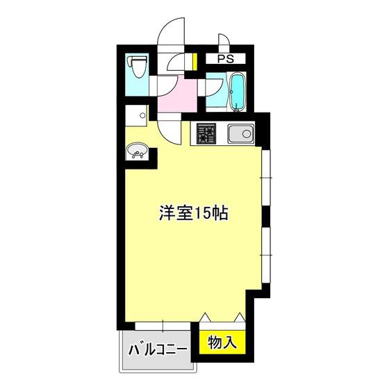 クオリティハイツIII(1K/1階)の間取り写真
