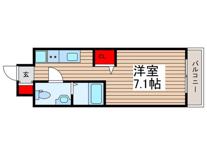 RESIDENCE IRUMA(ワンルーム/3階)の間取り写真