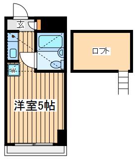 ノーブルヒルズ(ワンルーム/3階)の間取り写真