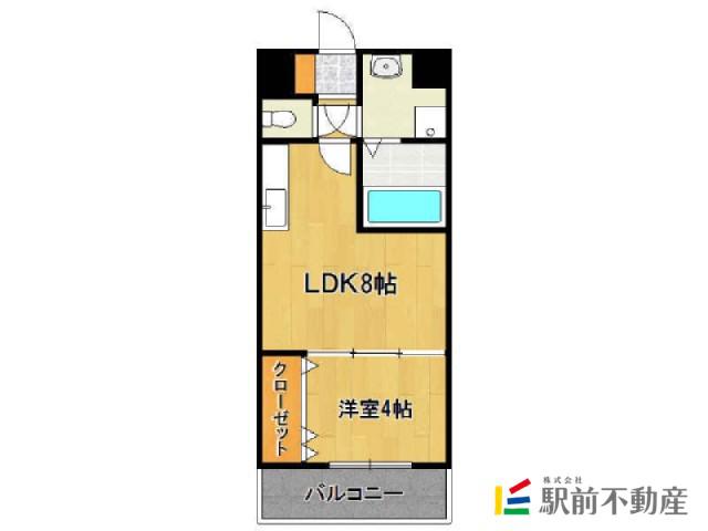 アモント光成(1LDK/5階)の間取り写真