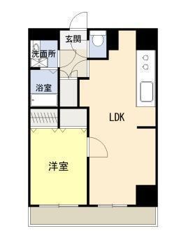 MTKBLD(1LDK/5階)の間取り写真