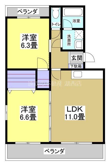 SPROUT(2LDK/1階)の間取り写真