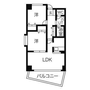 エムズハウス(2LDK/7階)の間取り写真