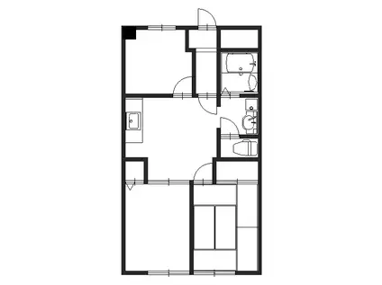 イシイハイツ(3DK/2階)の間取り写真