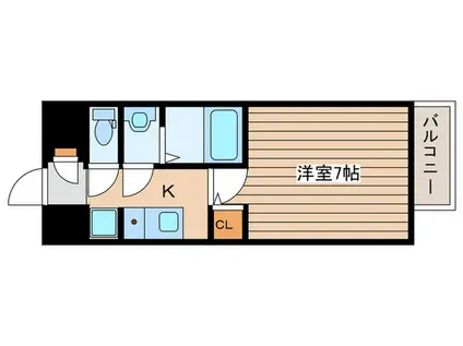 Y´S HILLS(1K/8階)の間取り写真