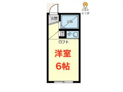 サンサーラ常盤台(ワンルーム/2階)の間取り写真