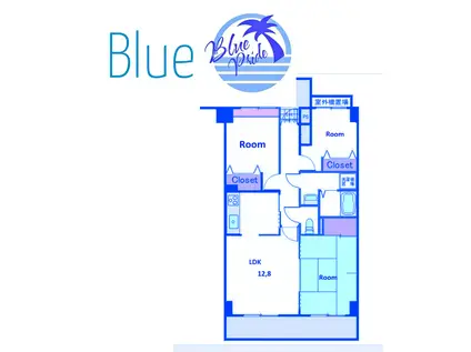 コーラル湘南(3LDK/6階)の間取り写真