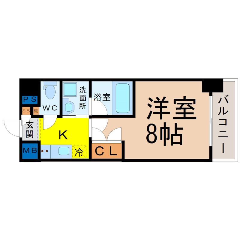 RAFFLE OZONE(1K/3階)の間取り写真