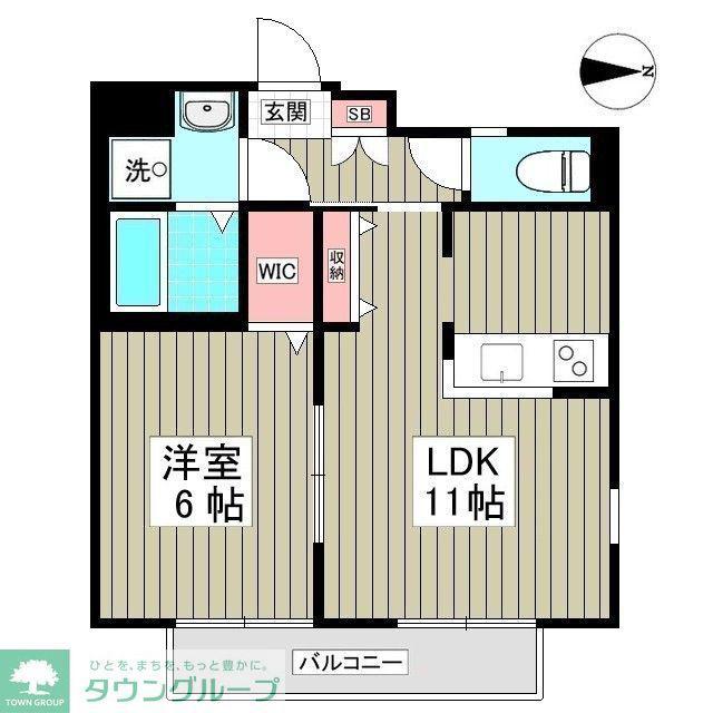 MQUARTO川口(1K/3階)の間取り写真
