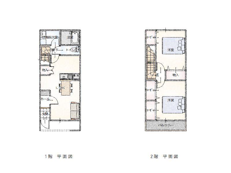 クラシーゼ小池原(2LDK/1階)の間取り写真