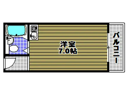 シャトレSI千代田(ワンルーム/3階)の間取り写真