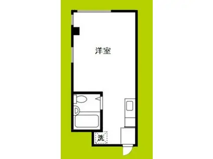 デイルーチェ上町イースト(ワンルーム/6階)の間取り写真