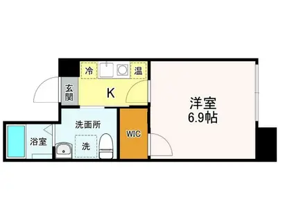 レピュア大森レジデンス(1K/3階)の間取り写真