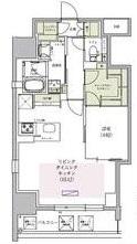 アーバネックス谷町四丁目(1LDK/2階)の間取り写真