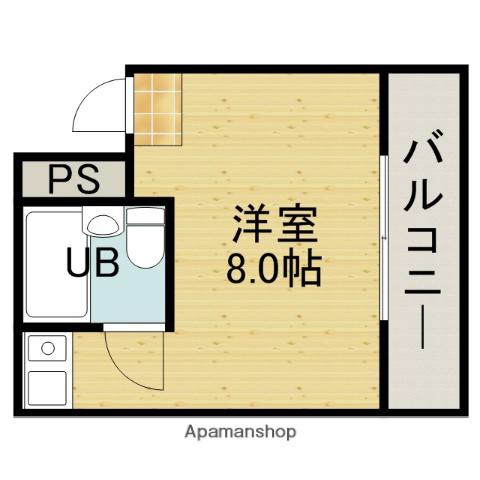 大宝今里CTスクエア(ワンルーム/5階)の間取り写真