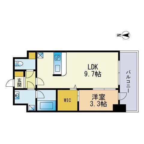 さくら館 OOTEMON(1LDK/4階)の間取り写真
