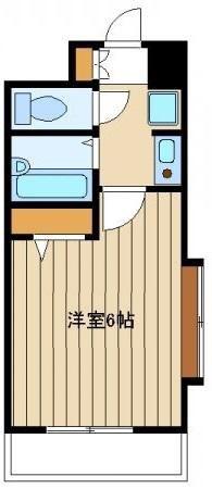 菱和パレス桜台(1K/6階)の間取り写真