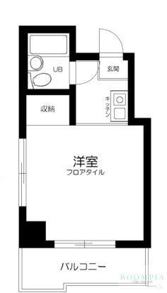 マンション神楽坂(1K/5階)の間取り写真