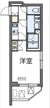 ラヴィー文京音羽(1K/12階)の間取り写真