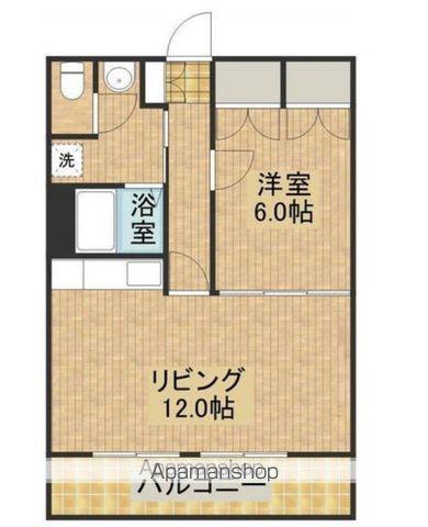 MIYOSHIコーポ(1LDK/3階)の間取り写真