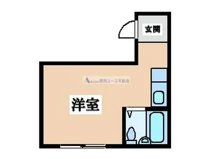 小阪CTハウス(ワンルーム/5階)の間取り写真