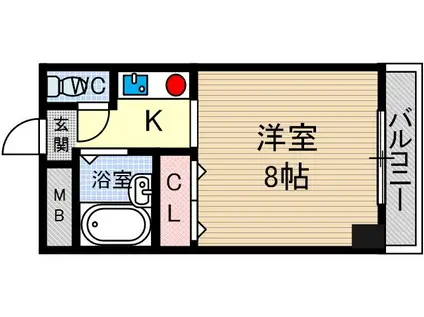 G1-Z(1K/5階)の間取り写真
