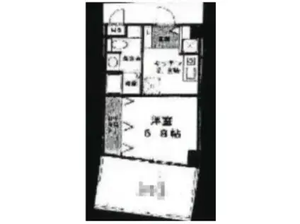 ガーデンテラスー井の頭3丁目-(1K/2階)の間取り写真