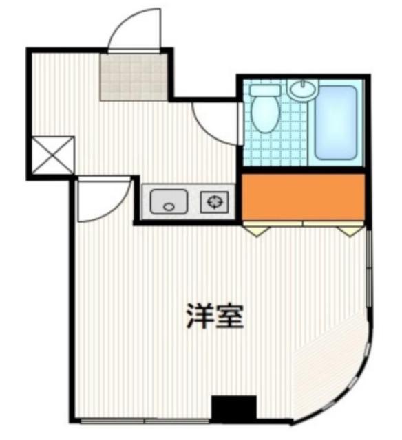 IKビル(1K/3階)の間取り写真