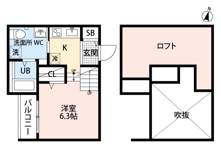 ルアーナ井尻(ワンルーム/1階)の間取り写真