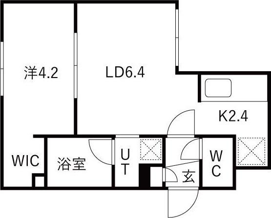 ACTIVAT元町アクティベイト(1LDK/3階)の間取り写真