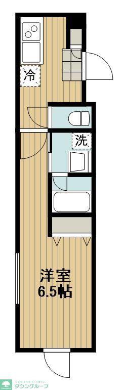 フェリーチェ東武練馬A(1K/2階)の間取り写真
