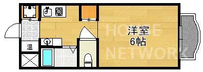 鞍馬口アイビーハウス(1K/4階)の間取り写真