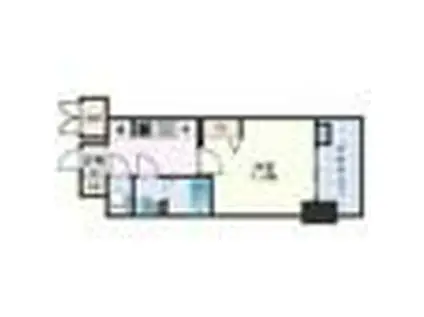 プレサンス兵庫ヴィアーレ(1K/5階)の間取り写真