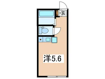 白楽アストロ(ワンルーム/1階)の間取り写真