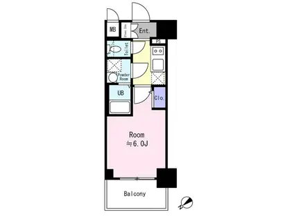 エスリード ザ・グラン大阪ノース(1K/5階)の間取り写真