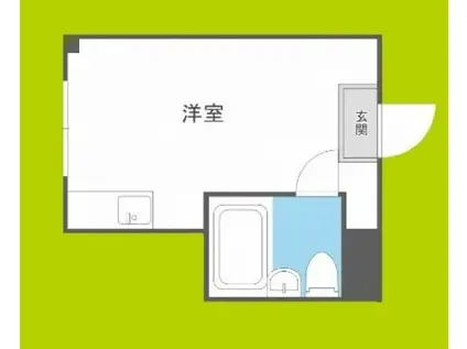 プレアール昭和町II(ワンルーム/6階)の間取り写真