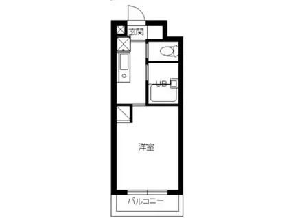 スカイコート新宿落合第6(1K/4階)の間取り写真