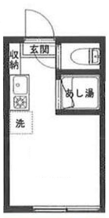 アーバンプレイス学芸大学(ワンルーム/1階)の間取り写真