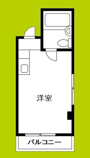 JSC天神ノ森(ワンルーム/3階)の間取り写真
