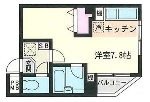 錦糸YOUパークス(ワンルーム/3階)の間取り写真