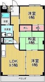 セントポーリア・サウス(3LDK/3階)の間取り写真