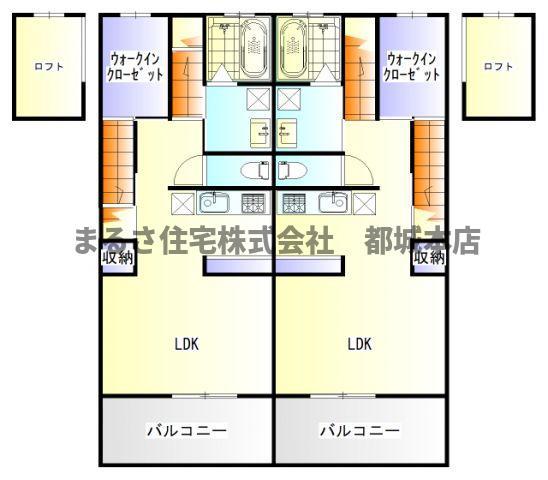 エムズ高木(1LDK/2階)の間取り写真